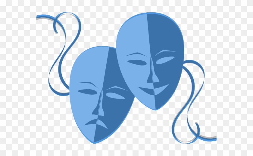 Theatre Masks Clipart - Theatre Masks #214652