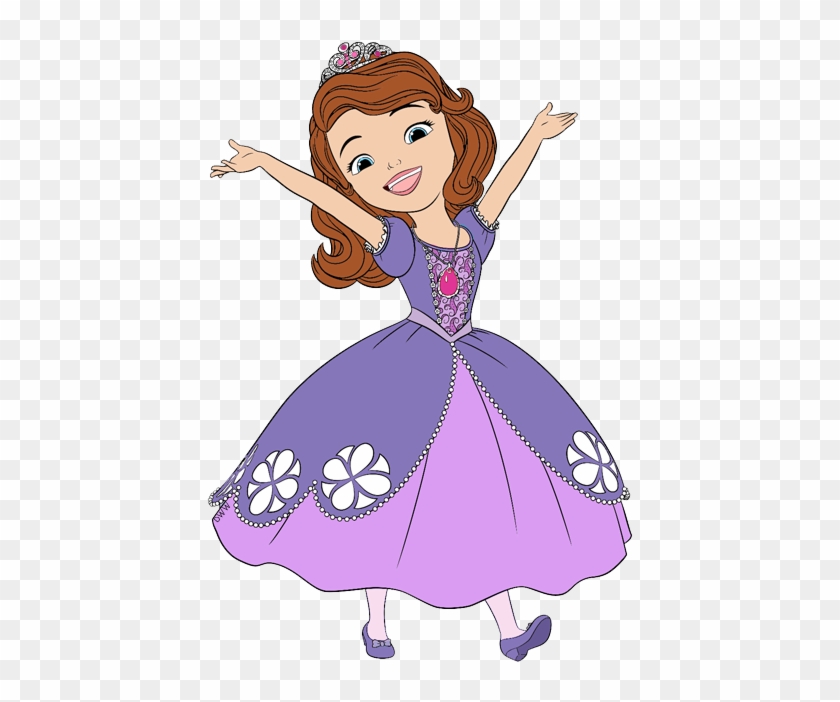 Sofia In New Dress Clipart 2 - Sofia The First Clipart #214697
