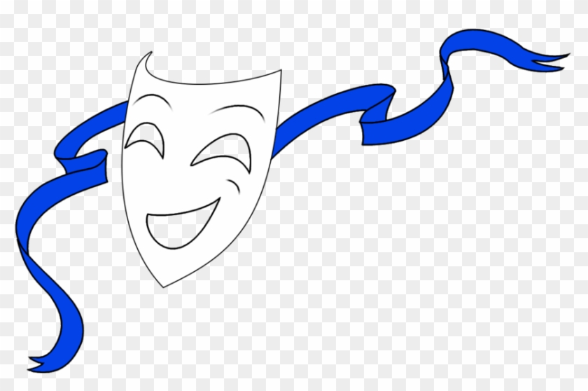 Drama Mask 1 By Pocketdemon On Clipart Library - Drawing #214686