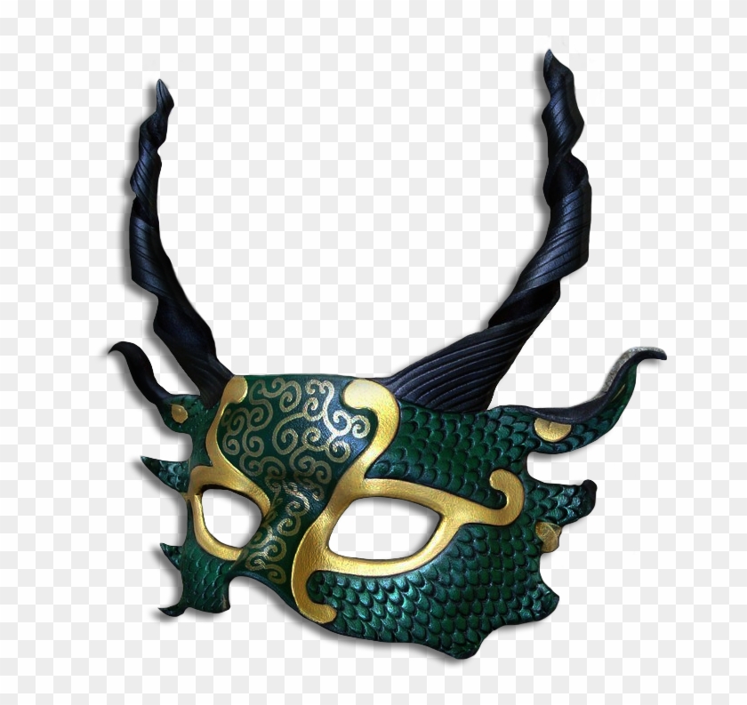 Mask Sticker Dragon Png Carnival Freetoedit Gold - Dragon Half Mask #214705