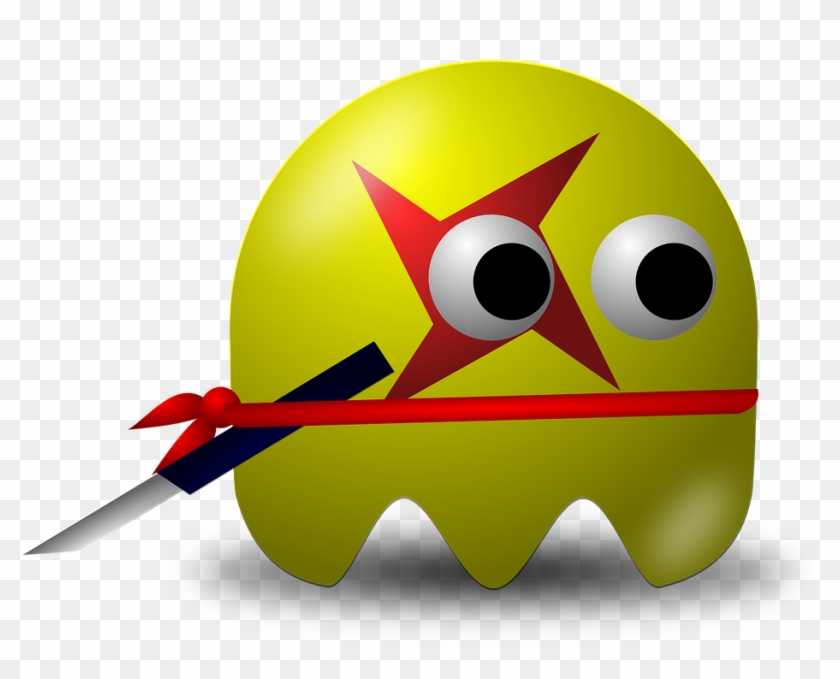 Cartoon Ninja 2 Clip Art At Clker Com Vector Clip Art - Pacman Kinky #214915