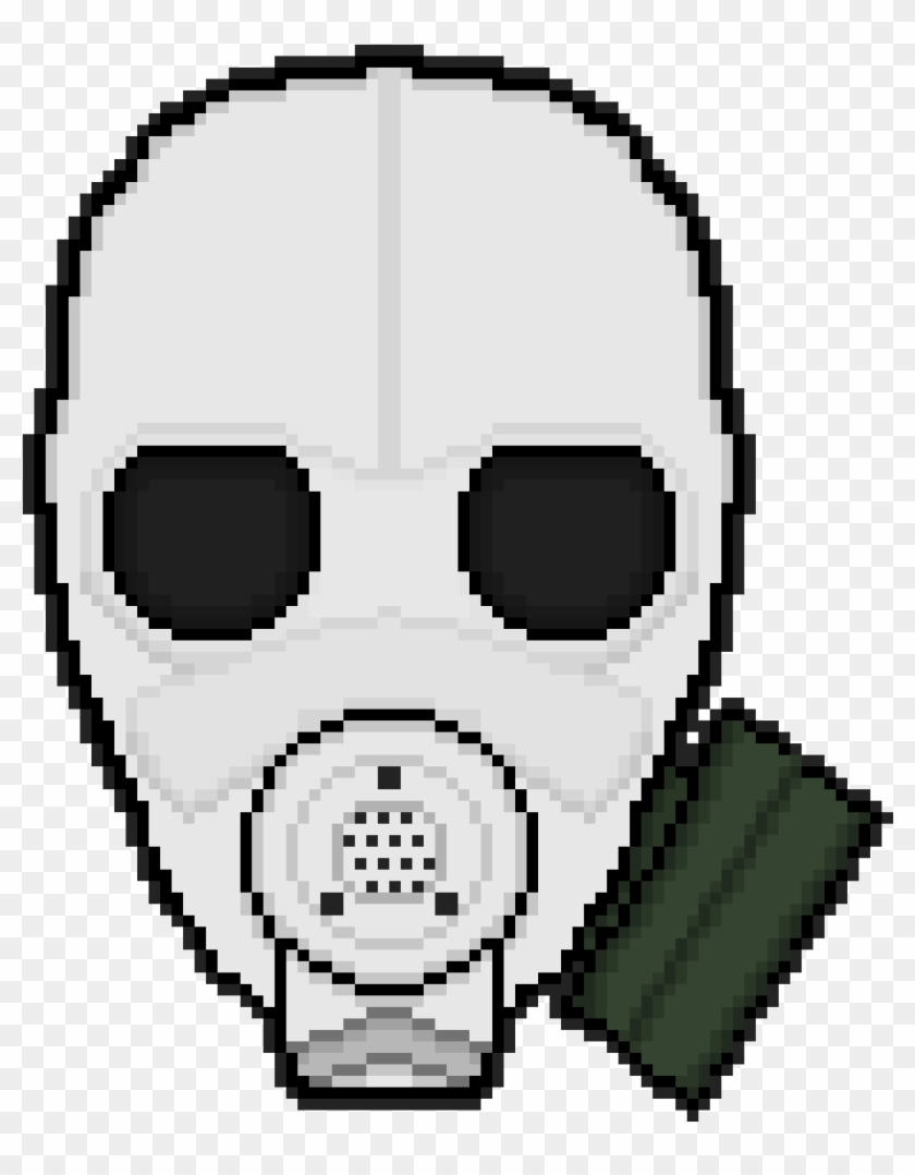 Metrocop Gasmask - Gas Mask Pixel Art #215031