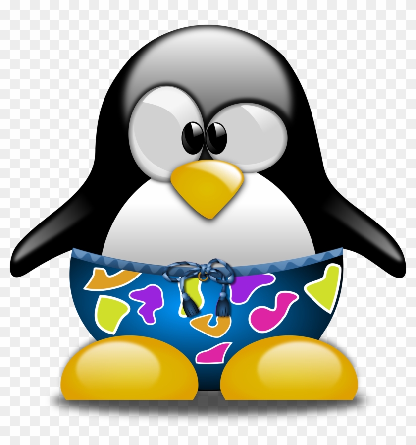 Tux With Swimming Trunks - Google Penguin 4.0 Latest Update #215066