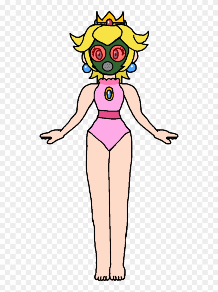 Swimsuit Gas Mask By Katlime - Peach Kairi Katlime Deviantart #215056