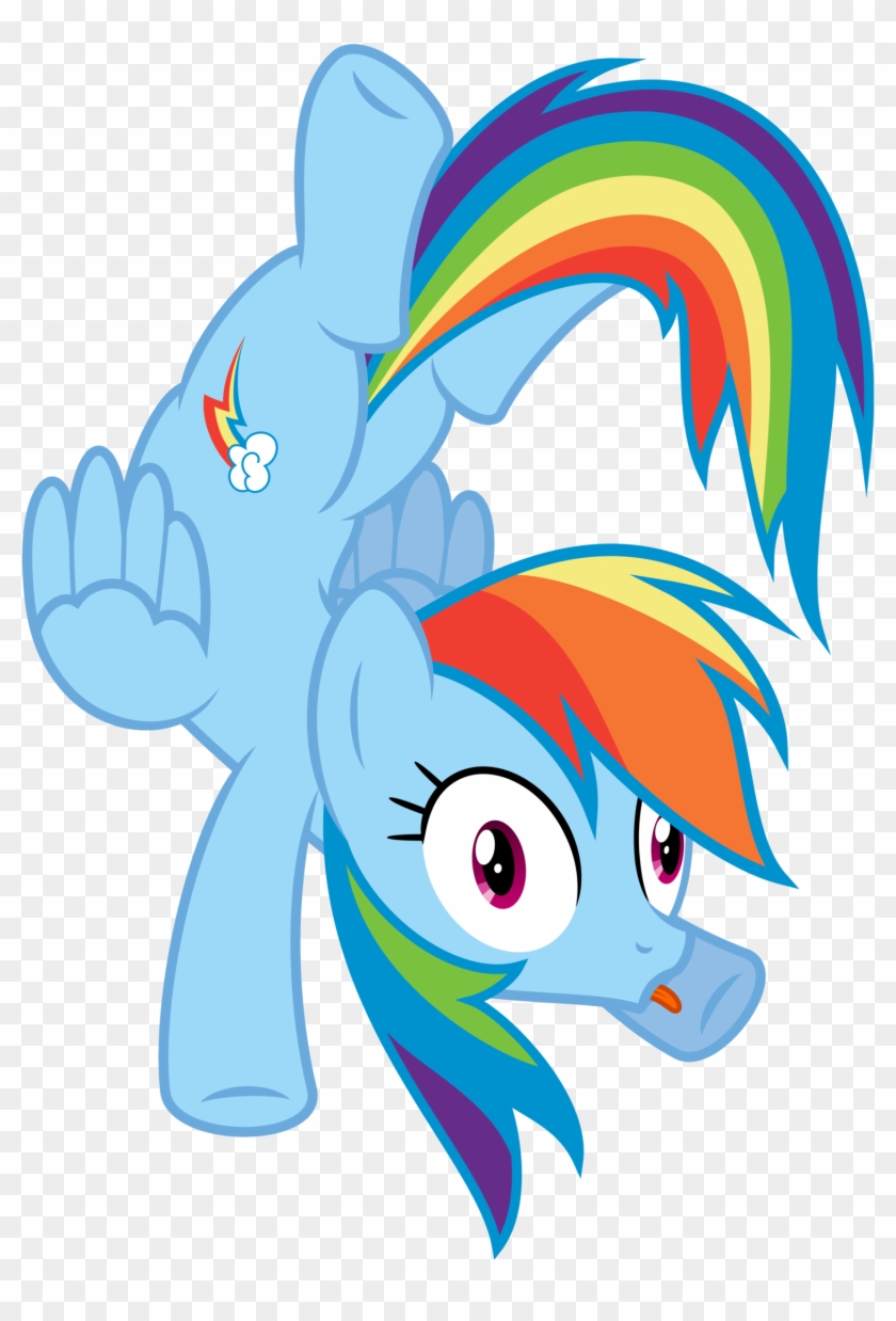 Rainbow Dash Forgot How To Pony By Martinnus1 - Mlp Rainbow Dash Stupd #215072