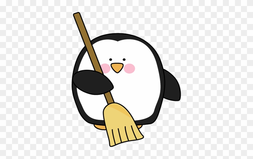 Penguin Classroom Sweeper - Sweepers Clipart #215165