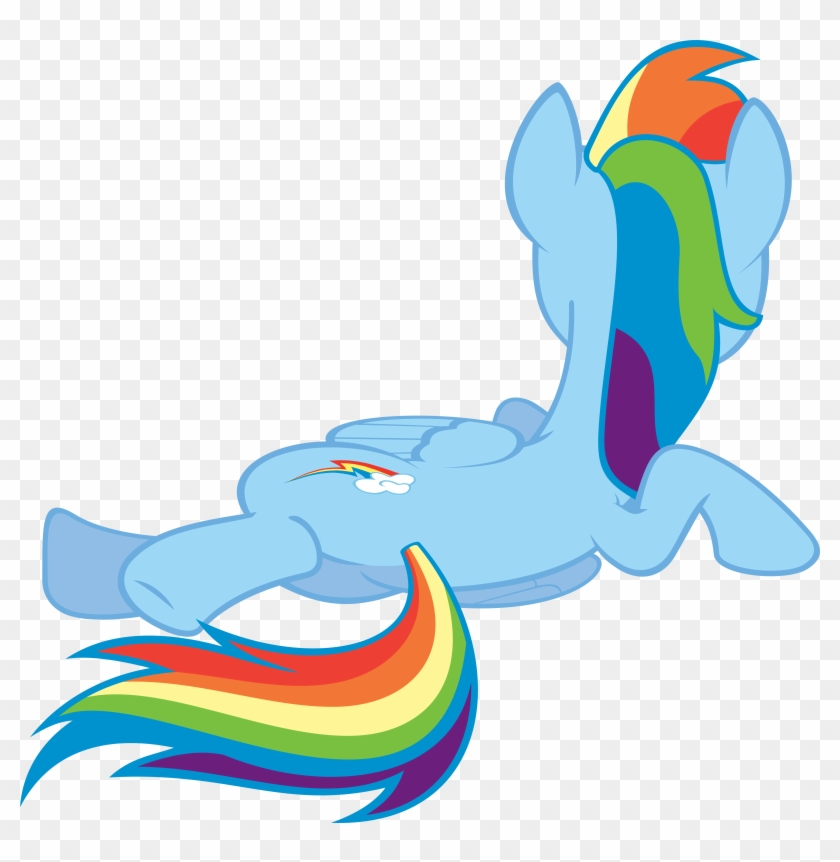 Rainbow Dash Lounging By Sairoch - Art #215186
