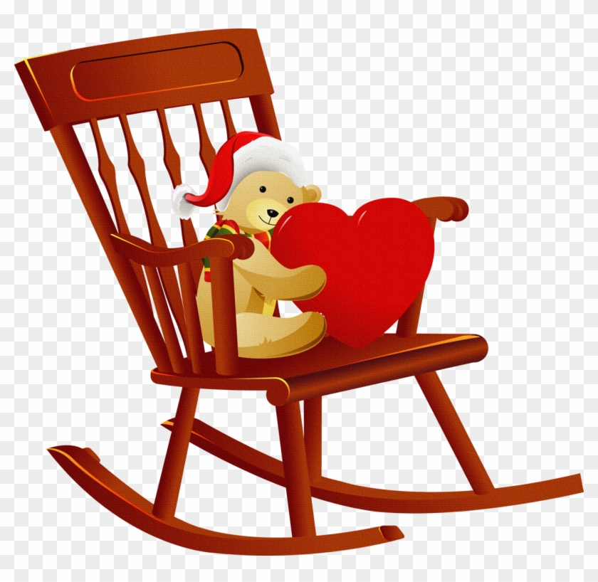 Mis Laminas Para Decoupage - Wooden Rocking Chair Clipart #1362847