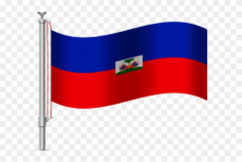 Island Clipart Haiti - Haiti Flag Transparent Background #1362905