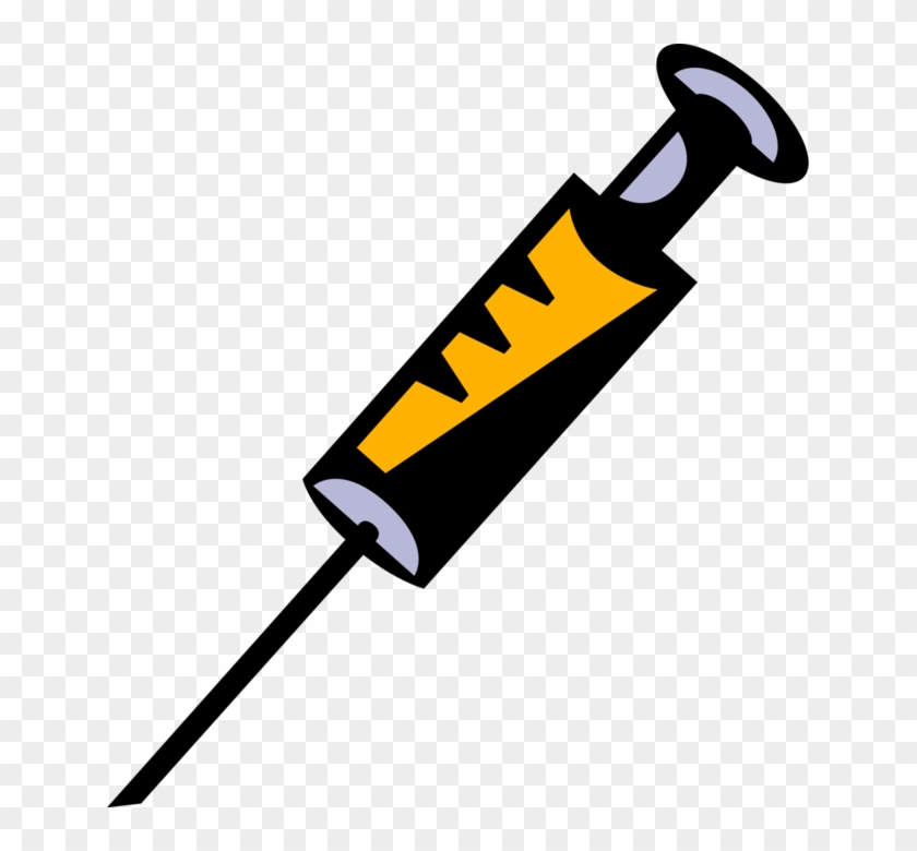 Medical Syringe Needle Vector Image Illustration Of - Hypodermic Needle #1362995