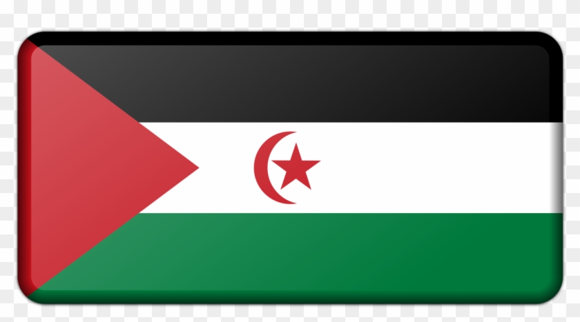 Flag Of Palestine Flag Of Western Sahara Flag Of The - Western Sahara Flag #1363060