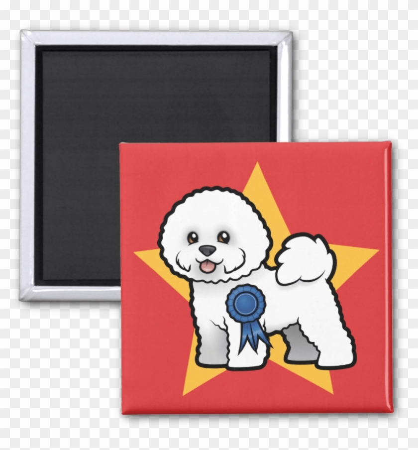 Best In Show Bichon Frise Fridge Magent - Refrigerator Magnet #1363069