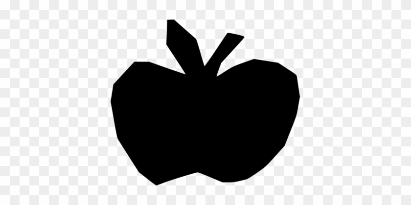 Apple Computer Icons - Teacher Apple Clipart Black And White #1363144