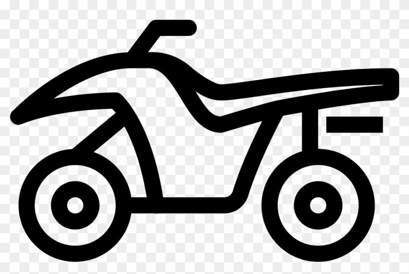 Atv Drawing Quad Clip Freeuse Library - Motorcycle #1363155