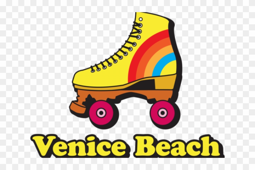 Rainbow Clipart Roller Skate - Clip Art #1363159