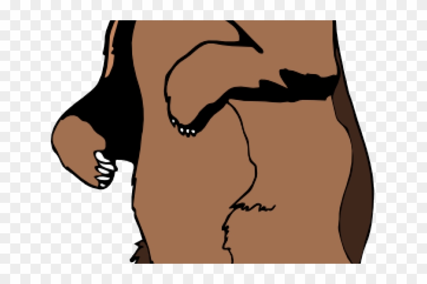 Brown Bear Clipart Standing - Grizzly Bear Standing Clipart #1363160