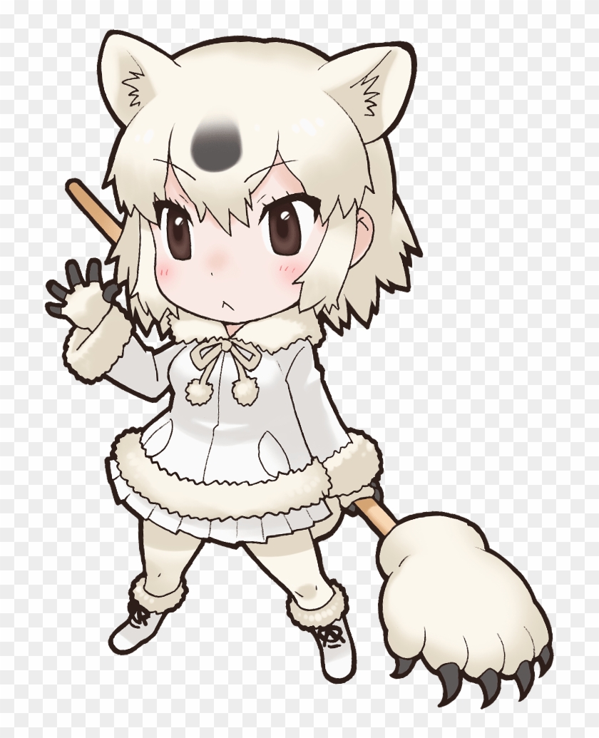 Clipart Winter Polar Bear - Kemono Friends Arctic Fox #1363162