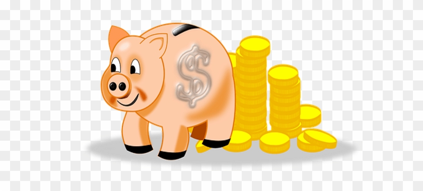 Coins Clipart Spare Change - Save Coins Png #1363196