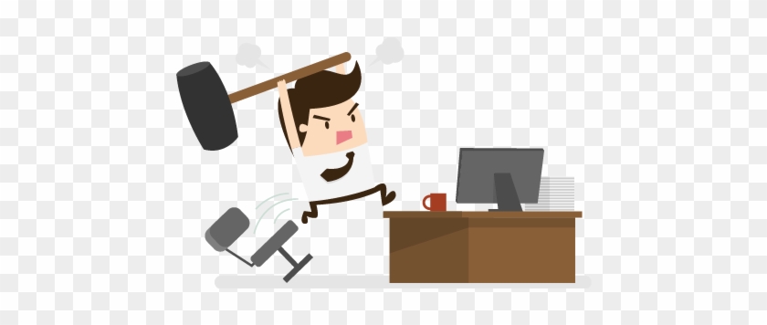 Office Management Clipart Change Control - Angry Designer #1363208