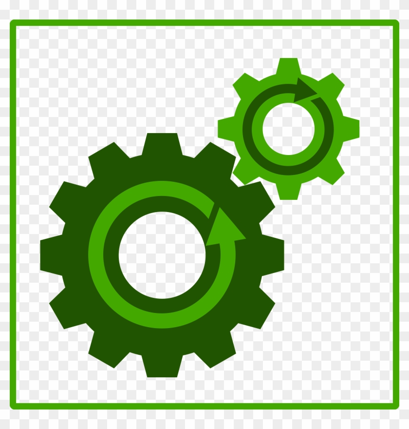 Eco Green Recyling Work - Work Icon In Green #1363213