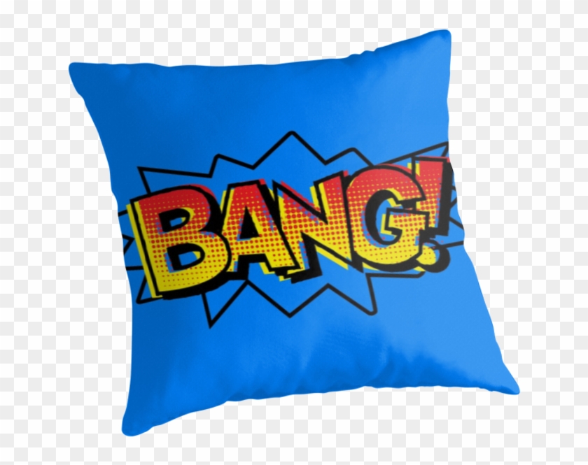 Comic Onomatopoeia Throw Pillows By Gtdesigns - Dan And Phil Undertale Memes #1363245