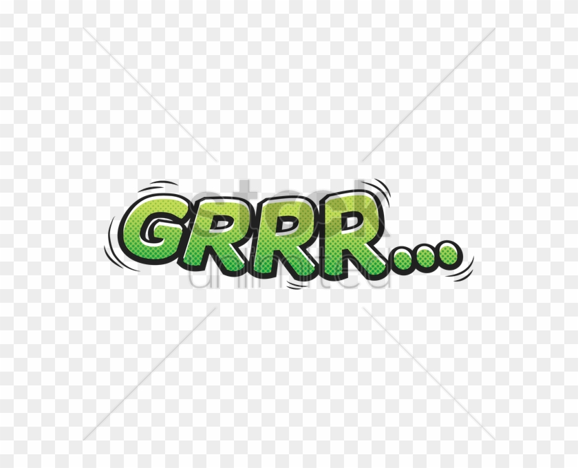 Grrr Png Clipart Onomatopoeia Comics Clip Art - Word #1363251