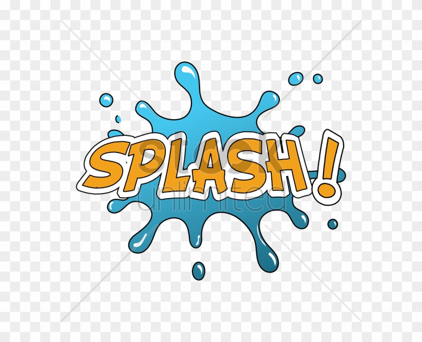 Pop Art Onomatopoeia Splash Clipart Splash Onomatopoeia - Pop Art Onomatopoeia Splash #1363254