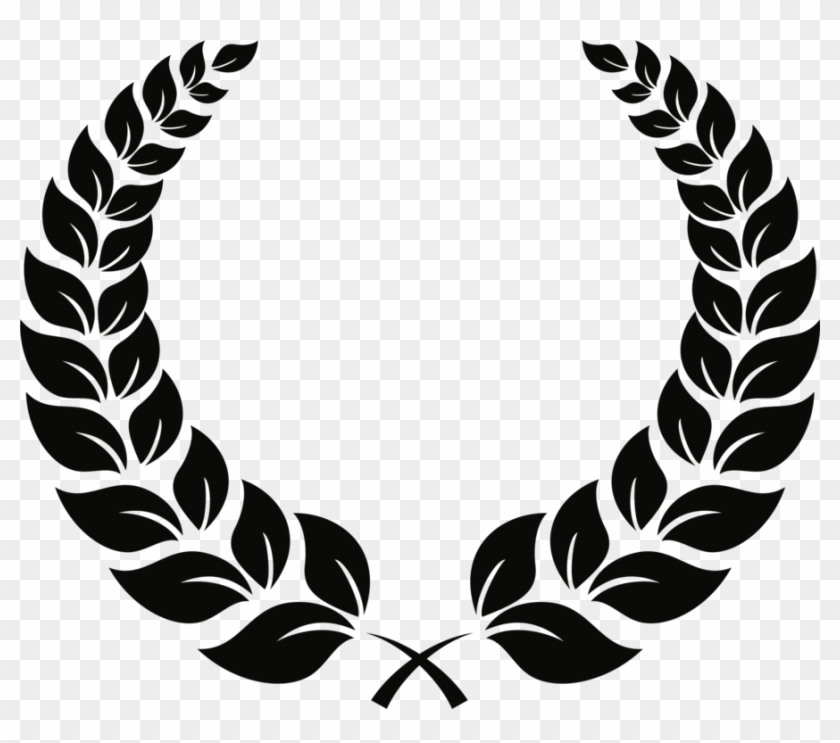 All Photo Png Clipart - Black Laurel Wreath Vector #1363404