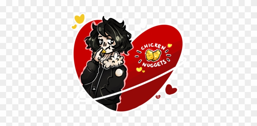 Chicken Nuggets Lover - Cartoon #1363554