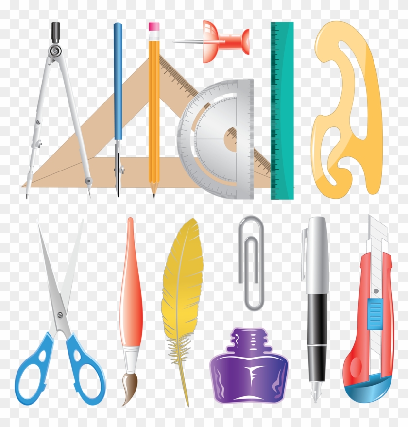 Clipart Ruler Stationary 文房具 イラスト フリー 素材 Free Transparent Png Clipart Images Download