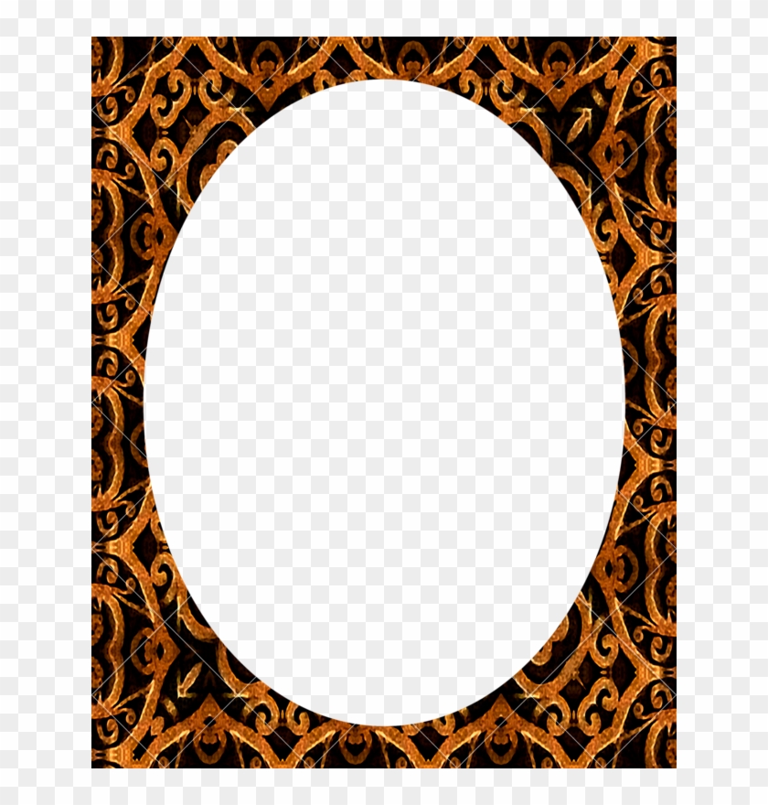 Circle Frame With Oriental Decorated Borders - Photograph #1363790