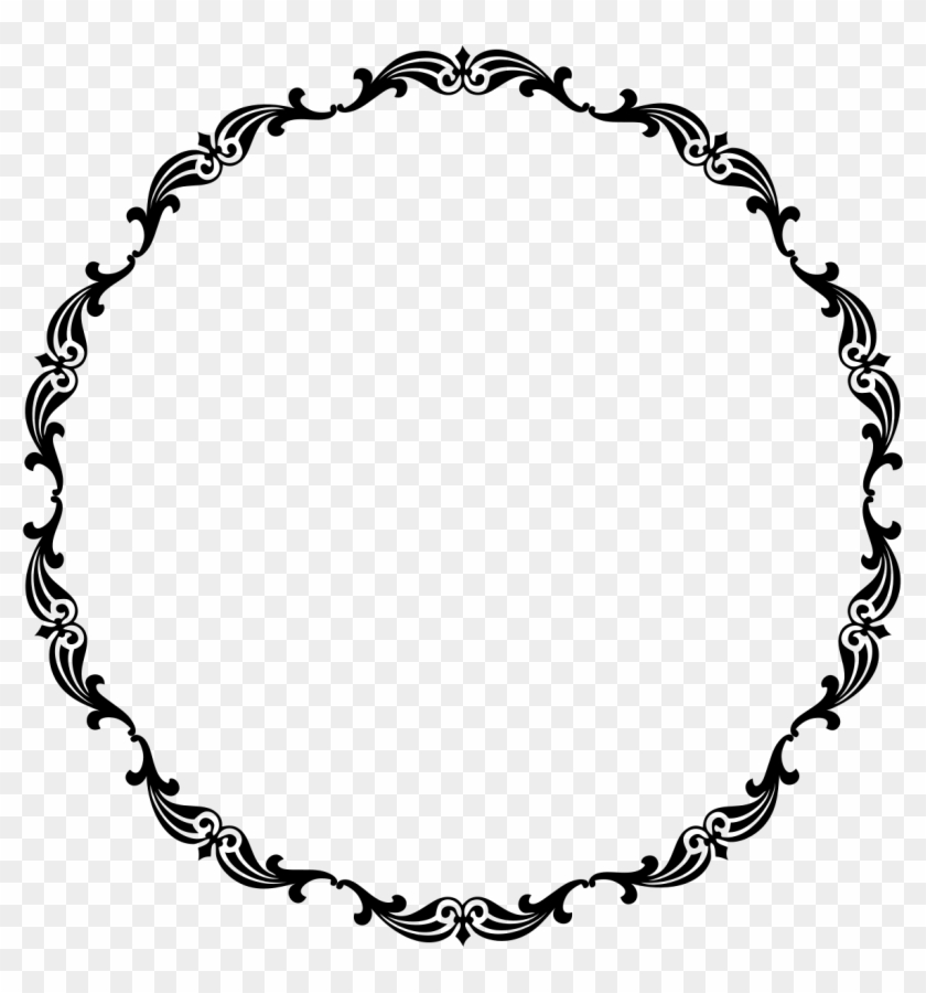 Svg Free Library Circle Chain Clipart - Oval Chain Border #1363813