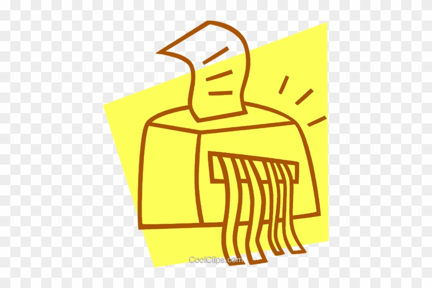Paper Shredder Royalty Free Vector Clip Art Illustration Illustration Full Size PNG Clipart