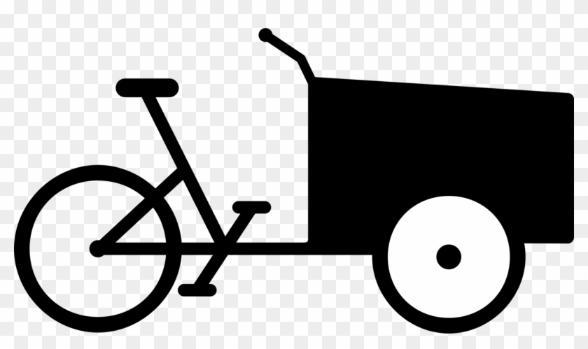 Freight Bicycle Tricycle Cycling Cargo - Cargo Bike Clipart #1364009