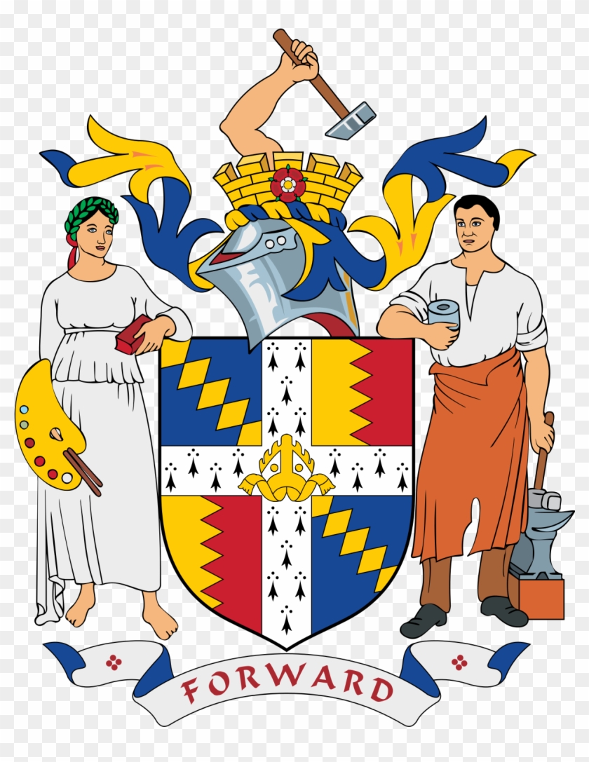 Birmingham Council Wikipedia - Birmingham City Coat Of Arms #1364034