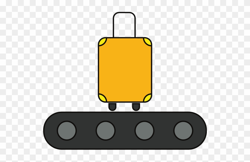 Icon Of Trolley Bag On Conveyor Belt - Icon Of Trolley Bag On Conveyor Belt #1364039