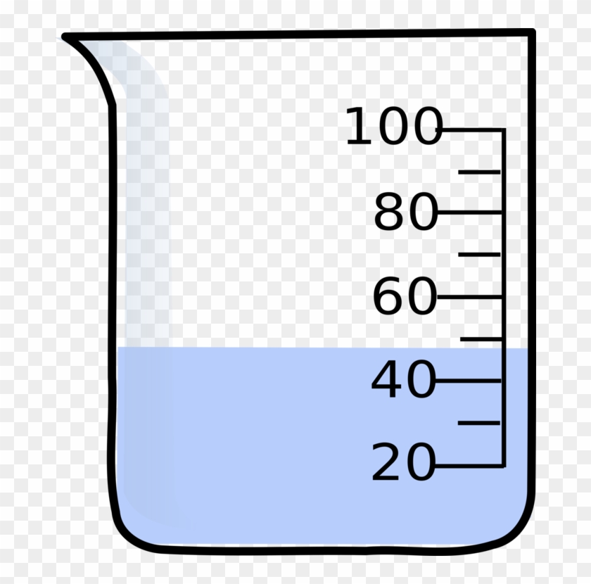 Drawing Measurement Liter Beaker Experiment - Measuring Jug Clipart #1364211
