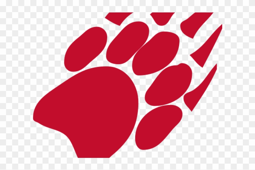 Badger Clipart Transparent - Uw Madison Badger Paw #1364255