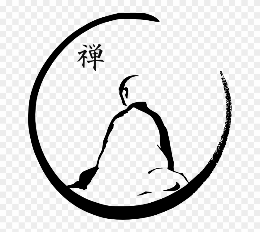 Png Free Stock Where Does Your Conviction - Zen Buddhist Draw #1364264
