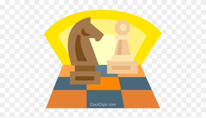 Chess Pieces, Knight, Pawn Royalty Free Vector Clip - Ajedrez De Los Mil Colores #1364357