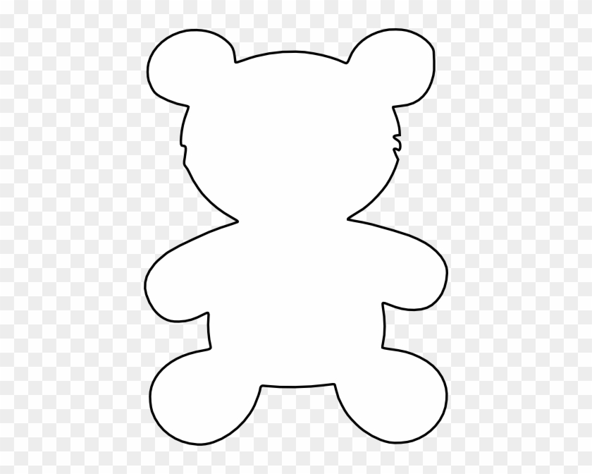 Aaron Bear Clip Art - Siluet Teddy Bear #1364379