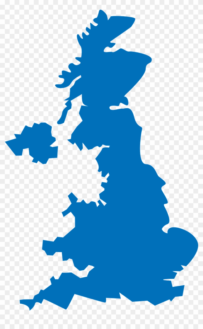 Scotland Kingdom Great Britain - United Kingdom Map Silhouette #1364425