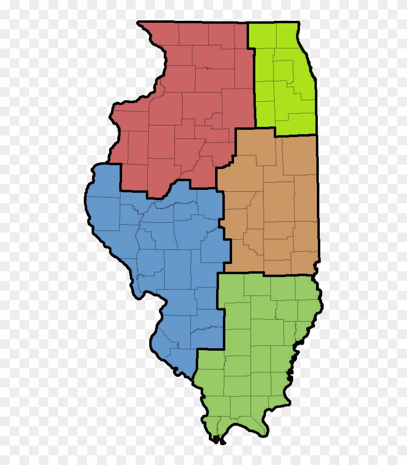 State County Map - Natural Resource Map Of Illinois #1364560