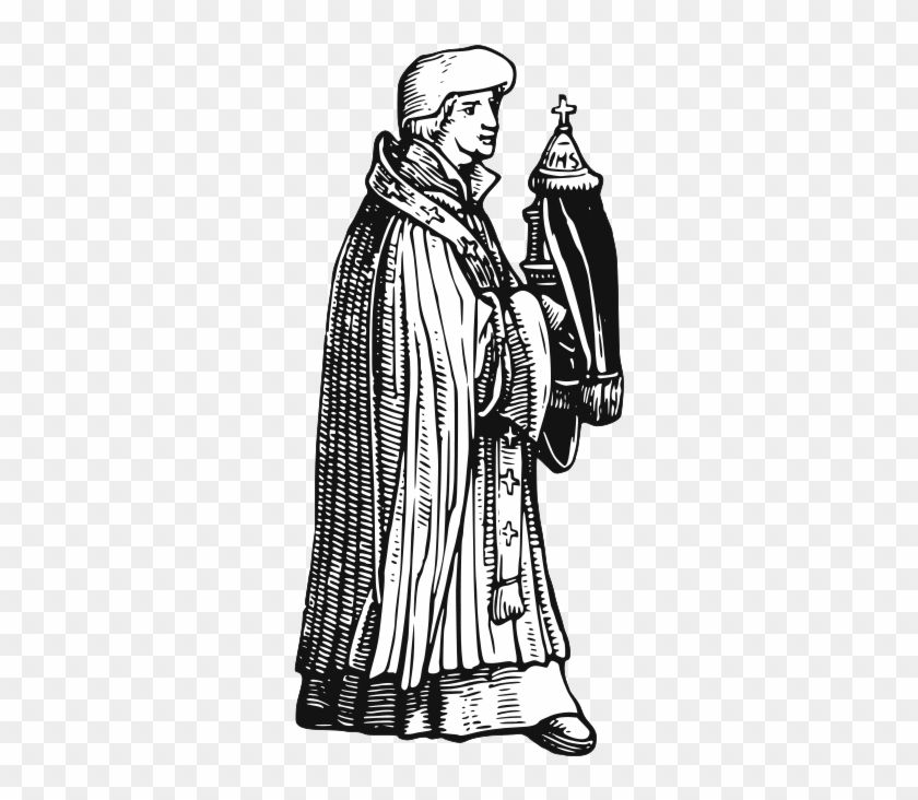 Free Medieval Priest With Sacrament - Medieval Priest With Sacr #1364615