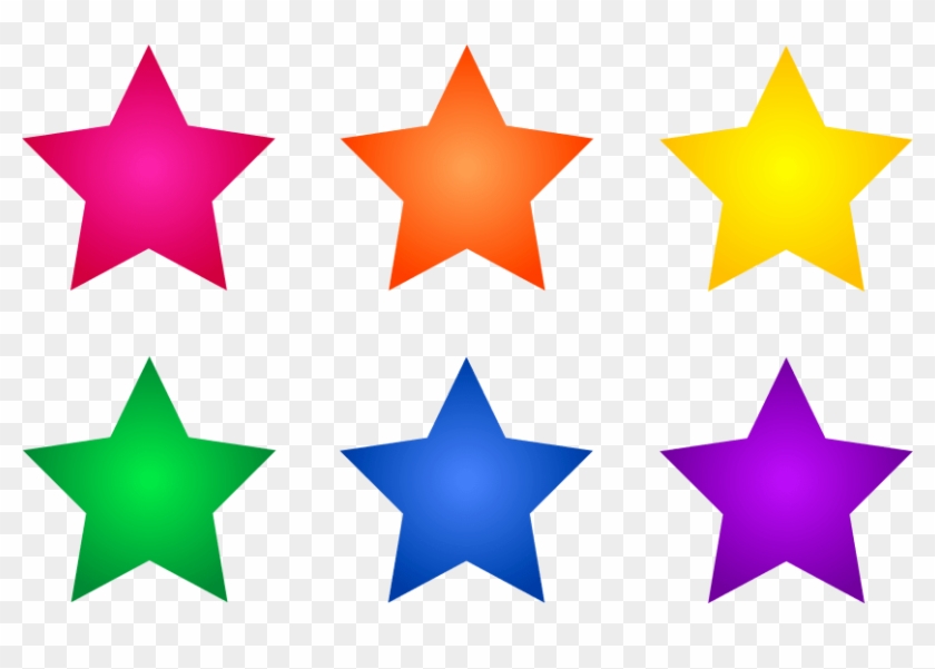 Colorful Stars Clipart #1364646