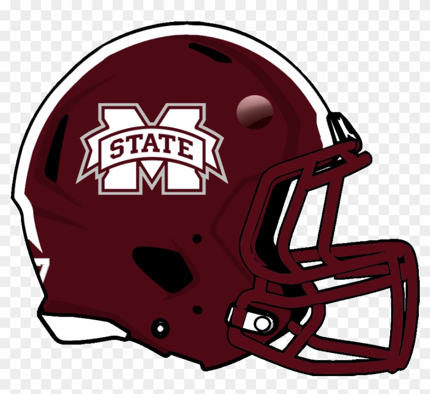 Football Uniform Tracker - Mississippi State Bulldogs Helmet #1364672