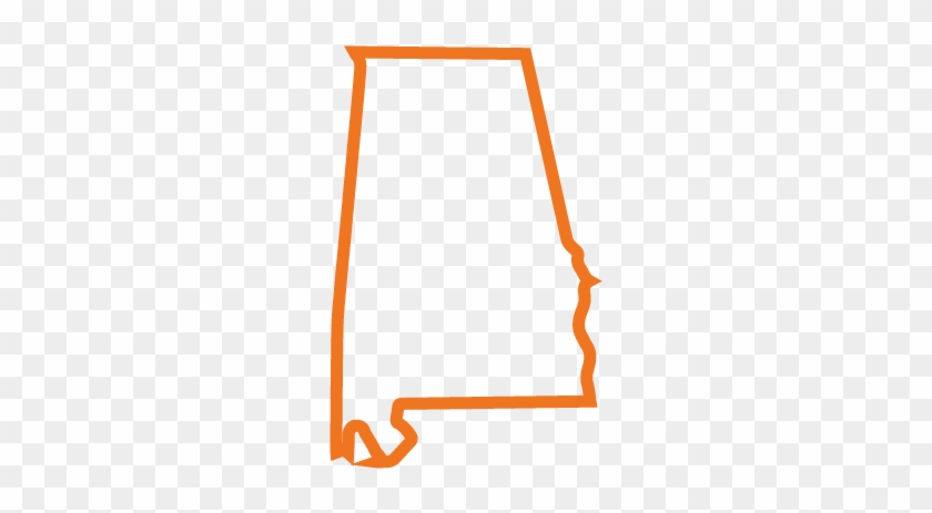 Auburn Clubs Alabama Icon - State Of Alabama Outline Auburn #1364678