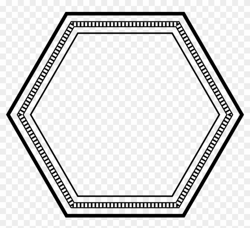 All Photo Png Clipart - Hexagon Frame #1364784