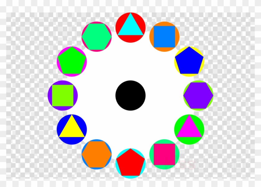 Polygons And Circles Clipart Polygon Pentagon Circle - Camera Logo Design Png #1364790