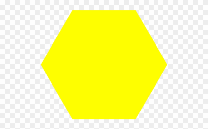 Hexagon Clipart Yellow Hexagon - Hexagon Yellow #1364791